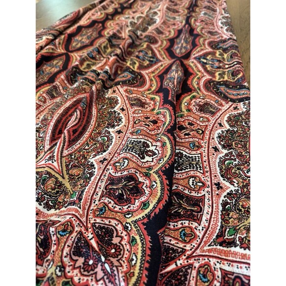 Alice & Olivia Alves Paisley Print Maxi Dress Women's Size 8 Adjustable Straps - Picture 4 of 11